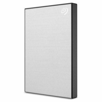 Твърд диск 2TB Seagate Backup Plus Slim (сребрист), външен, 2.5" (6.35 cm), USB 3.0 | JAR Computers 2TB Seagate Backup Plus Slim silver
