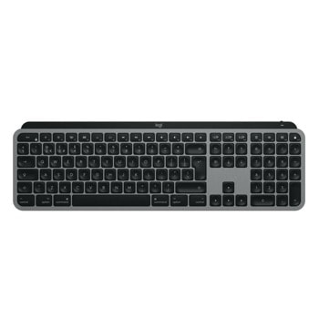 Клавиатура Logitech MX Keys for Mac, безжична, геймърска, черна, USB, без БДС image
