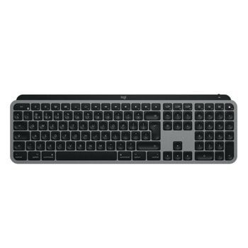Клавиатура Logitech MX Keys for Mac, безжична, черна, USB, без БДС | JAR Computers Logitech MX Keys for Mac Space Gray US