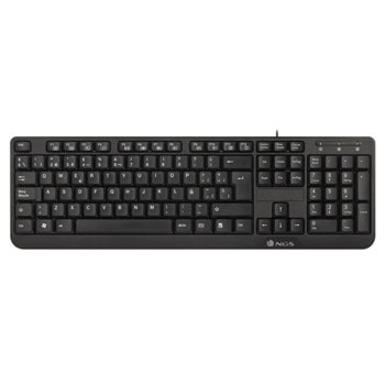Клавиатура NGS FUNKY V3, 12 мултимедийни бързи клавиши, черна, USB | JAR Computers Клавиатура NGS FUNKYV3