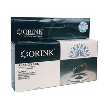 Касета за Canon Pixma TR7550/TR8550/TS6000 Series/TS705/TS8000 Series/TS9000 Series - Black - HCLI581XXLBK - Orink - Неоригинална | JAR Computers Orink HCLI581XXLBK