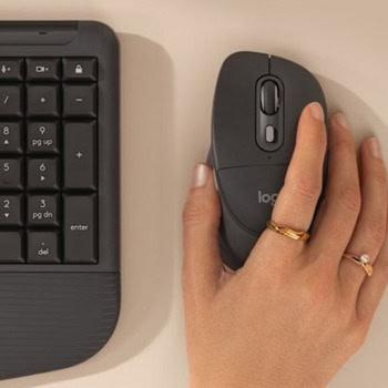 logitech signature comfort plus mk880 черни