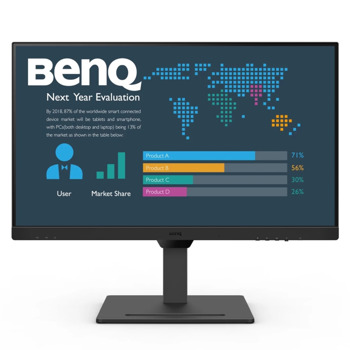Монитор BenQ BL2790QT (9H.LLLLA.TPE), 27" (68.58cm) IPS панел, 75Hz, QHD, 5ms, 350cd/m2, DisplayPort, HDMI, USB-C | JAR Computers BenQ BL2790QT 9H.LLLLA.TPE