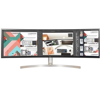 Монитор LG 49WL95CP-W, 49" (124.46cm), IPS панел, QHD, 5ms, 1 000:1, 350cd/m2, HDMI, DP, USB Type-C | JAR Computers Монитор LG 49WL95CP-W