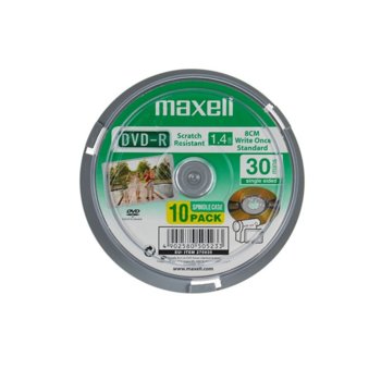 Оптичен носител DVD-R media, 1.4GB, Maxell, 9 бр. | JAR Computers Maxell DVD-R 1.4GB ML-DDVD-R-8SM-CASE-9PK