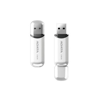Памет 32GB USB Flash Drive, Adata C906, USB 2.0, бялa | JAR Computers Adata 32GB C906 White