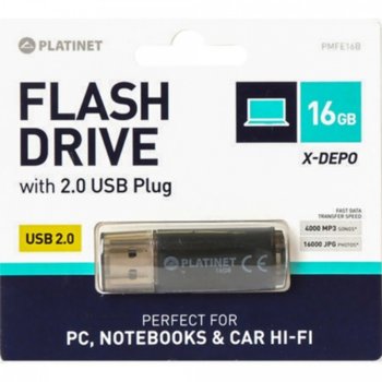 Platinet Pendrive X-Depo 16GB USB 2.0 PMFE16B
