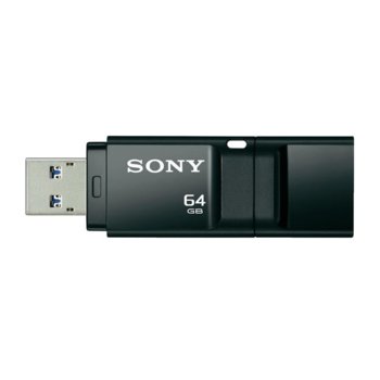 64GB USB Flash, Sony Мicrovault, черен, USB 3.0