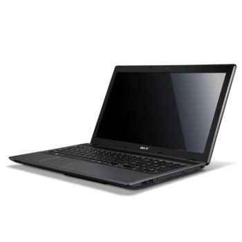 Лаптоп 15.6" (39.62 cm) ACER AS5349-B814G75Mnkk, сив, двуядрен Celeron 1.6GHz, HD LED Display (HDMI), 4GB, 750GB, DVDRW, 802.11n, camera, Linux, 2.4kg, 1г. гаранция | JAR Computers ACER AS5349-B814G75Mnkk