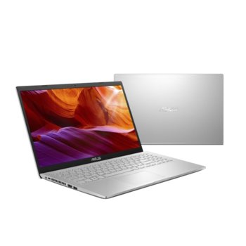 Лаптоп Asus M509DA-WB50S (90NB0P51-M08100)(сребрист), четириядрен AMD Ryzen 5 3500U 2.1/3.7GHz, 15.6" (39.62 cm) Full HD Anti-Glare Display, (HDMI), 8GB DDR4, 256GB SSD, 1x USB 3.0 Type-C, No OS | JAR Computers Asus M509DA-WB50S