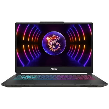Лаптоп MSI Cyborg 15 A13VEK (9S7-15K111-1821), десетядрен Intel Core i7-13620H 2.4/4.9 GHz, 15.6" (39.62 cm) Full HD Anti-Glare Display & GF RTX 4050 6GB, (HDMI), 16GB DDR5, 512GB SSD, 1x USB 3.2 Gen1 Type C, No OS, 1.98kg | JAR Computers MSI Cyborg 15 A13VEK 9S7-15K111-1821