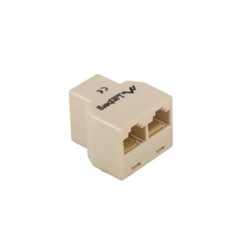 Lanberg AD-RJ45-2RJ45-OU