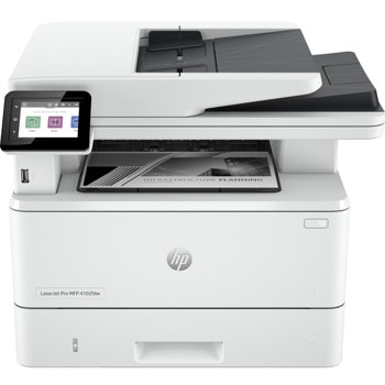 Мултифункционално лазерно устройство HP LaserJet Pro MFP 4102dw, монохромен принтер/скенер/копир, 1200 x 1200 dpi, 40 стр/мин, LAN, Wi-Fi, USB, A4 | JAR Computers HP LaserJet Pro MFP 4102dw Printer