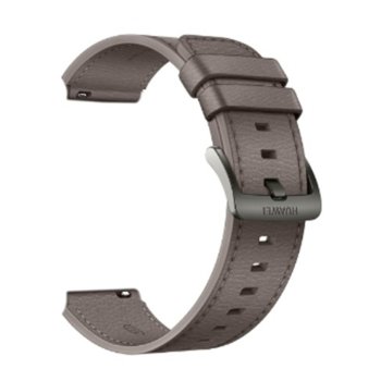 Huawei Gray Brown Leather Strap for Watch GT 2 Pro