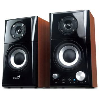Тонколони Genius SP-HF500A II, 2.0, 16W, 3.5mm jack, кафяви | JAR Computers Genius SP-HF500A II