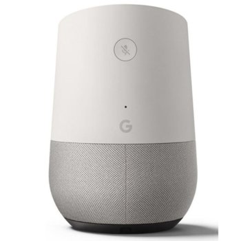 Безжична колонка Google Home Smart Speaker, Бял