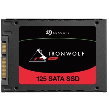 Памет SSD 500GB, Seagate IronWolf NAS 125 (ZA500NM1A002), SATA 6Gbps, 2.5"(6.35 cm), скорост на четене 560 MB/s, скорост на запис 540 MB/s | JAR Computers Seagate 500GB IronWolf NAS 125 ZA500NM1A002