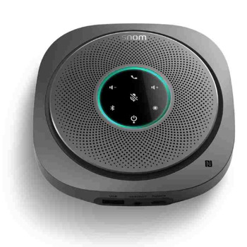 Конферентен говорител Snom C300, Bluetooth, 6 микрофона, LED индикатори, сив | JAR Computers Конферентен говорител Snom C300