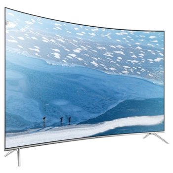 Телевизор Samsung QE65Q7FAM с подарък клавиатура Logitech Wireless Touch K400 Plus, 65" (165.1 cm), SUHD Curved SmartTV, T2/C/S2, LAN, Wi-Fi, 4x HDMI, 3x USB | JAR Computers Samsung UE65KS7502U + Logitech K400 Plus