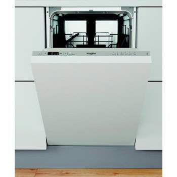 Съдомиялна за вграждане Whirlpool WSIC 3M27, клас D, 10 комплекта, 6 програми, 5 температури, отложен старт, FlexUse, бяла | JAR Computers Whirlpool WSIC 3M27