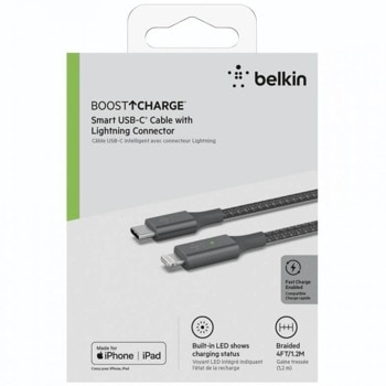 Belkin Boost Charge Smart LED USB-C to Lightning