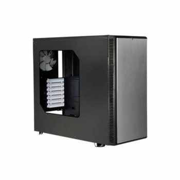 ATX, Fractal Design Define R4,2xUSB3.0, сива с прозорец, без захранване | JAR Computers FD DEFINE R4 TITANIUM W/WINDOW