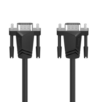 Кабел Hama 200707, от VGA(м) към VGA(м), 1.5m, черен | JAR Computers HAMA VGA - VGA Male 200707