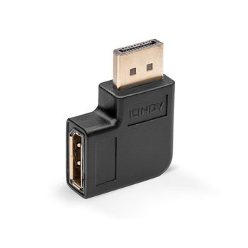 Преходник Lindy 41334, от DisplayPort 1.4 (ж) към DisplayPort 1.4 (м), черно | JAR Computers DisplayPort 1.4 (ж) към DisplayPort 1.4 (м)