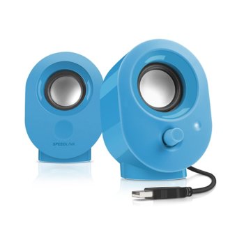 SpeedLink Snappy Stereo Speakers SL-8001-BE