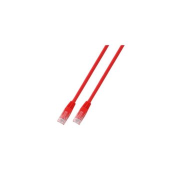 Пач кабел UTP EFB Elektronik, 3m, Cat 5E, червен | JAR Computers EFB Elektronik RJ45 U/UTP Cat.5e 3m red K8096.3