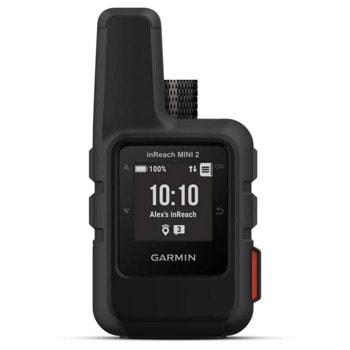 Ръчна навигация Garmin inReach Mini 2, 0.9"(2.28mm) монохромен дисплей, Bluetooth, ANT+, USB-C, до 4 дни време на работа, IPX7, без вградени карти, черна | JAR Computers Garmin inReach Mini 2 Black 010-02602-03