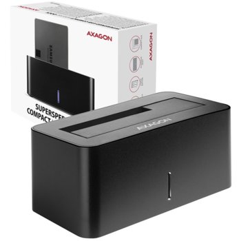 Докинг станция Axagon ADSA-SN, за 2.5"/3.5" HDD/SSD твърди дискове, до 6TB, USB 3.0 Type B, черна | JAR Computers Axagon ADSA-SN