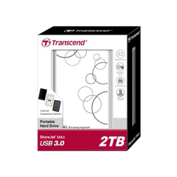 Transcent StoreJet 2TB TS2TSJ25A3W
