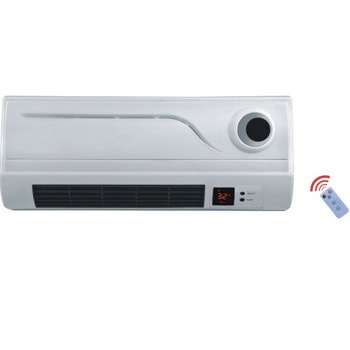 Керамична печка Rosberg R51973A, 2000W, за стена, 2 степени на мощност, 3 настройки за топлина, 12-часов таймер, дистанционно управление, бяла | JAR Computers Rosberg R51973A