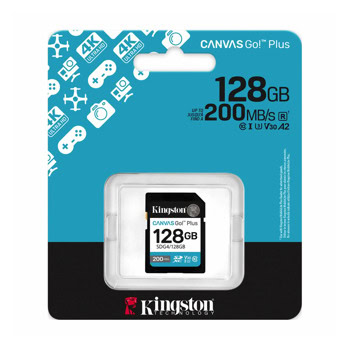 Kingston 128GB Canvas Go! Plus Gen4 SDG4/128GB