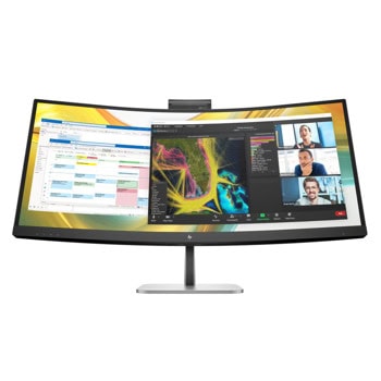 Монитор HP Serie 5 Pro 534pm (9E0Z2UT), 34" (86.36cm) VA панел, 100Hz, WQHD, 5ms, 400cd/m2, DisplayPort, HDMI, USB, RJ45 | JAR Computers HP Serie 5 Pro 534pm 9E0Z2UT