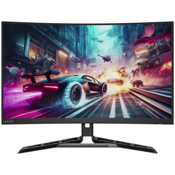 Монитор Lenovo Legion R32qc-30 (67C8GAC1EU), 31.5" (80.01cm) VA панел, 180Hz, QHD, 0.5ms (MPRT), 3000:1, 350cd/m2, DisplayPort, HDMI | JAR Computers Lenovo Legion R32qc-30 67C8GAC1EU