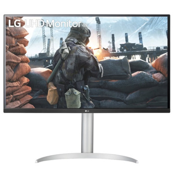Монитор LG 32UP55NP-W, 31.5" (80.01cm), VA панел, UHD, 4ms, 350cd/m2, HDMI, DP, USB Type-C, HDR10 | JAR Computers Монитор LG 32UP55NP-W