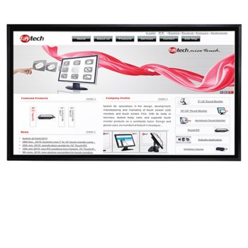 Индустриален монитор FAYTECH FT42TMBCAP, 42"(106.68), WUXGA, Capacitive Multi Touch, VGA, HDMI, DVI-D, черен | JAR Computers Индустриален Дисплей FAYTECH FT42TMBCAP
