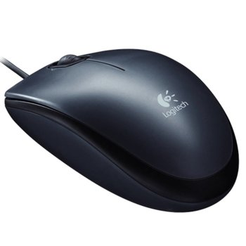 мишка Logitech M100 USB Сив