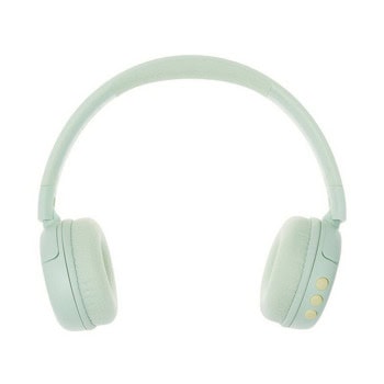 Слушалки BuddyPhones POP Fun, безжични/жични, Bluetooth, Jack 3.5mm, микрофон, детски, до 24 часа време на работа, зелени | JAR Computers BuddyPhones POP Fun Green BT-BP-POPFUN-GR
