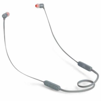 Слушалки JBL T110BT, безжични, микрофон, до 6 часа работа, сиви | JAR Computers JBL T110 BT Wireless сиви