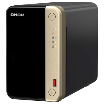 Мрежови диск (NAS) QNAP TS-264-8G, четириядрен Intel Celeron N5095 2.9GHz, без твърд диск (2x SATA 6Gb/s), 8GB DDR4, 2x (2.5G/1G/100M) | JAR Computers Qnap TS-264-8G