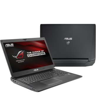Лаптоп 17.3"(43.94 cm) Asus G series G750JM-T4040D, черен, четириядрен Intel Core i7-4700HQ 2.40 GHz, Full, HD LED Display, nVidia GeForce GTX 860 2GB, HDMI, mini Display Port, 8GB, 1TB HDD, 4xUSB 3.0, Free DOS, + чанта, 2г. гаранция | JAR Computers 17.3"(43.94 cm) Asus G series G750JM-T4040D, черен