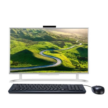 All in One компютър Acer Aspire C22-760 (DQ.B7DEX.002), двуядрен Skylake Intel® Core™ i3-6100U 2.30 GHz, 21.5" (54.61 cm) Full HD LED Display, 8GB DDR4 RAM, 1TB, 2x USB 3.0, клавиатура и мишка, Free Dos | JAR Computers Acer Aspire C22-760 DQ.B7DEX.002