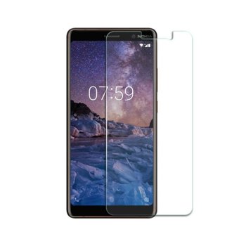 Протектор от закалено стъкло /Tempered Glass/ DeTech за Nokia 7.1 Plus, 0.3mm | JAR Computers Стъклен протектор DeTech за Nokia 7.1 Plus 0.3mm