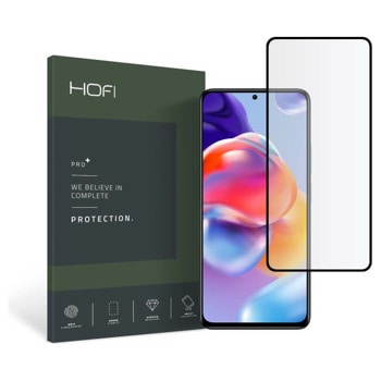 Протектор от закалено стъкло /Tempered Glass/ за Xiaomi Redmi Note 11 Pro Plus, Hofi Glass Pro Plus Tempered Glass 2.5D, черен/прозрачен | JAR Computers Hofi Glass Pro Plus 2.5D Redmi Note 11 Pro Plus