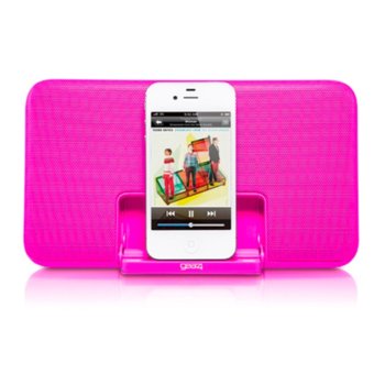 Тонколона Gear4 Street Party Size 0 V2, 1.0, USB, розов, докинг станция за iPhone/iPod | JAR Computers Gear4 Street Party Size 0 V2 Pink