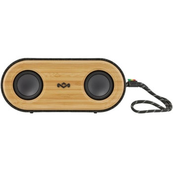 Тонколона House of Marley Get Together 2 Mini (EM-JA021-SB), 2.0, 20W, преносима, Bluetooth, USB-C, микрофон, черна, вградена батерия, IP67 защита, до 15 часа време на работа | JAR Computers House of Marley Get Together 2 Mini EM-JA021-SB