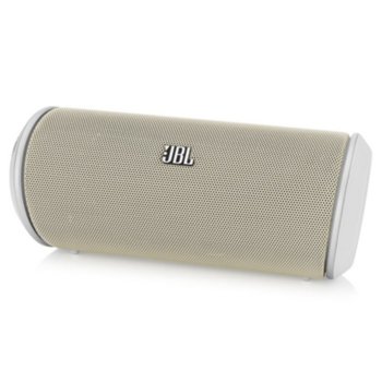 Тонколона JBL Flip, 2.0, безжична, 10W RMS, 3.5mm jack/Bluetooth, бяла, микрофон, до 5 часа работа | JAR Computers JBL Flip Wireless II Bluetooth Speaker